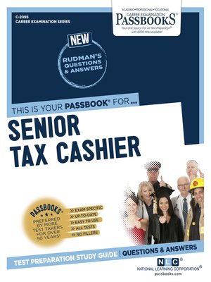 cover image of Senior Tax Cashier